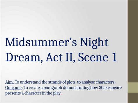 the love potion maid to serve|A Midsummer Night’s Dream Act II: Scene ii Summary & Analysis .